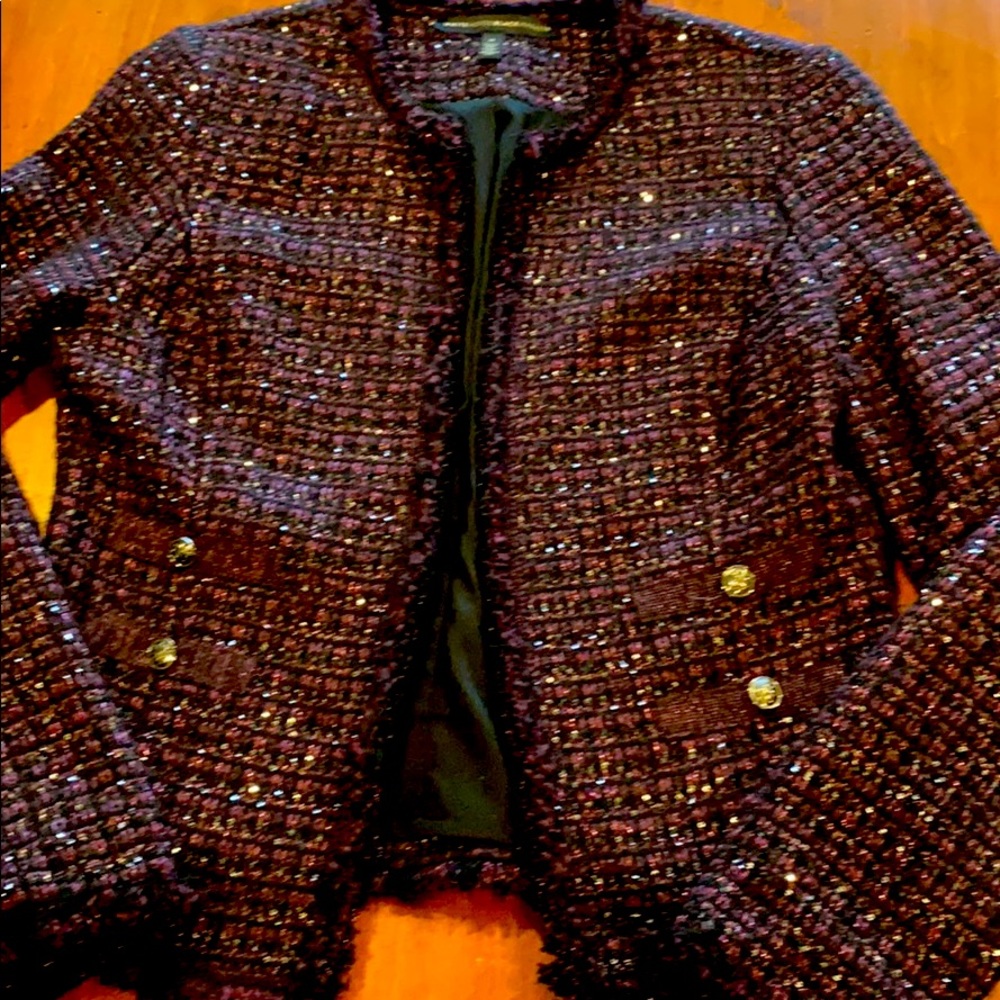 Women’s WHBM tweed jacket
